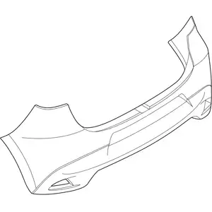 Orig. Mazda Stossf&auml;ngerverkleidung Dg7r50221bb