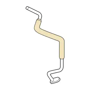 Orig. Renault Schlauch Kompressor / Verdampfer 924540019r