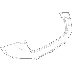 Orig. Hyundai Stossf&auml;nger Verkleidung Oben 866112y000