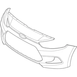 Orig. Hyundai Stossf&auml;nger Verkleidung 86511c8300