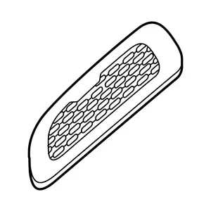 Orig. Land Rover Ziergitter Deckel Satz Vplvb0113