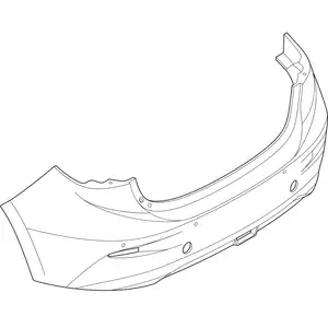 Orig. Mazda Stossf&auml;ngerverkleidung Bfzb502218p