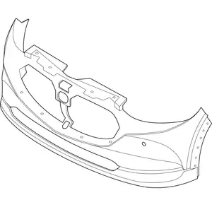 Orig. Mazda Stossf&auml;nger Verkleidung Dfr550031g8p