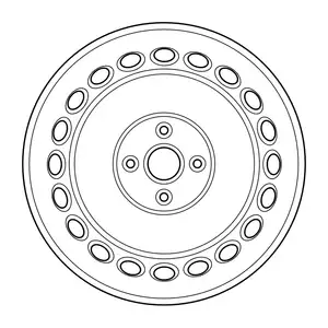 Orig. Renault Felge Vorn 403006864r