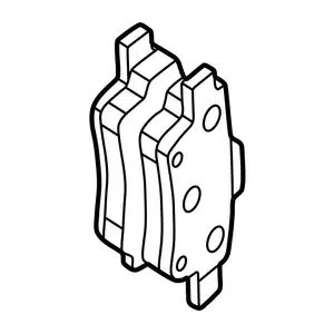 Orig. Mazda Bremsklotzsatz Gpya3323zg