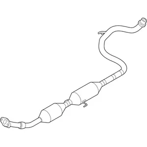 Orig. Toyota Auspuffrohr Vorn Mit Topf