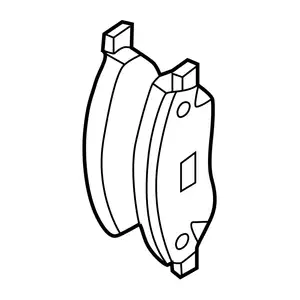 Orig. Hyundai Bremsklotzsatz 581012wa90