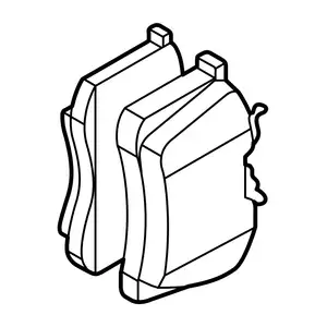 Orig. Mazda Bremsklotzsatz Kay02648za