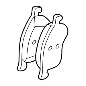 Orig. Renault Bremsklotzsatz 410605555r