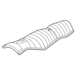 Orig. Toyota Hitzeschutz Hauptschalld&auml;mpfer