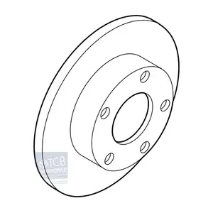 Orig. Jaguar Bremsscheibe Satz