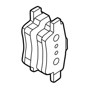 Orig. Hyundai Bremsklotzsatz 583022wa90