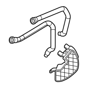 Orig. Renault Schlauch W&auml;rmetauscher 924141109r