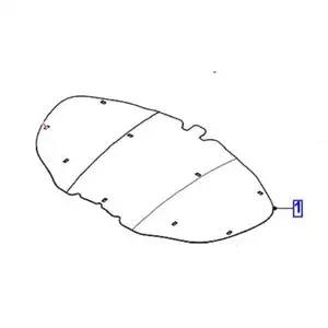 Orig. Jaguar Motorhaubend&auml;mmung