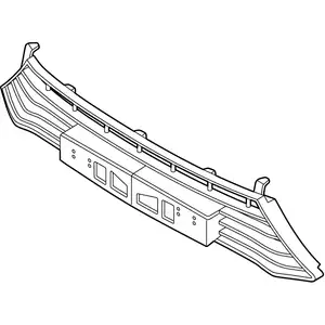 Orig. Renault Luftgitter Unten 622542307r