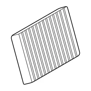 Orig. Renault Pollenfiltereinsatz 272778970r