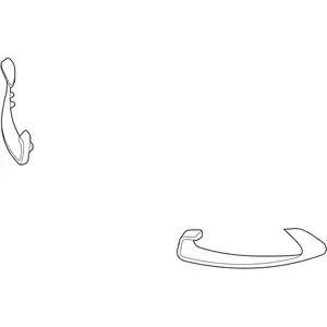 Orig. Renault Satz Zierleisten Seitlich 620721107r