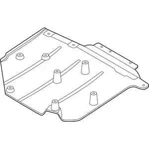 Orig. Renault Abdeckblech Heckboden 748a04069r