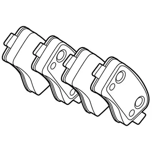 Orig. Renault Bremsklotzsatz 440606011r