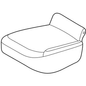 Orig. Renault Bezug Sitzfl&auml;che (1. Reihe) 873202059r