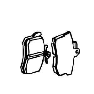 Orig. Fiat Bremsklotzsatz 71752987