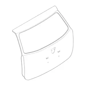 Orig. Renault Heckklappe 901000172r