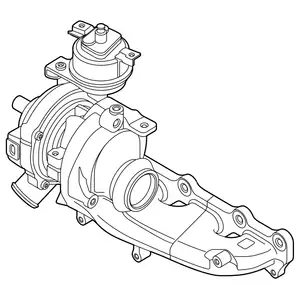 Orig. Toyota Auspuffkr&uuml;mmer Mit Lader Su001b3101