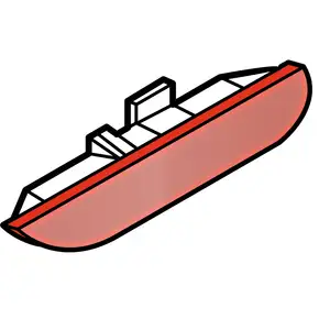 Orig. Renault Zusatzbremsleuchte Komplett 265901661r