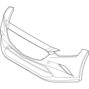 Orig. Mazda Stossf&auml;nger Verkleidung Dm7l50031abb