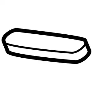 Orig. Renault Satz Distanzbl&ouml;cke Frontscheibe 727255778r