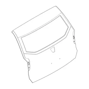 Orig. Renault Heckklappe 901004229r