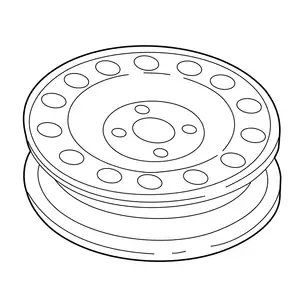 Orig. Renault Felge Vorn 403002289r