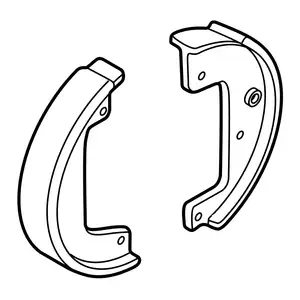 Orig. Hyundai Handbremsbackensatz (2 St&uuml;ck) 583502ea00