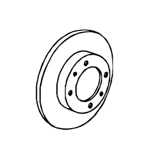 Orig. Fiat Bremsscheibe 60658567