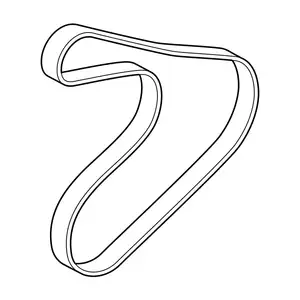 Orig. Hyundai Hauptriemen 252122b140