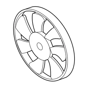 Orig. Toyota L&uuml;fterrad/fl&uuml;gel 16361k0050