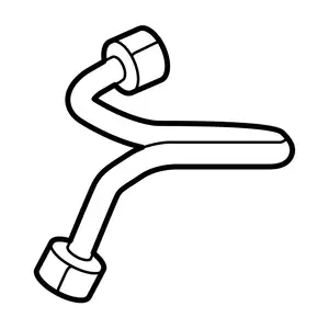 Orig. Mazda Dieseleinspritzleitung Zyl. 1 Sh0113g30