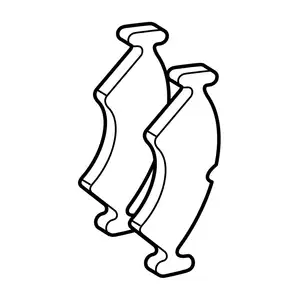 Orig. Renault Bremsklotzsatz 410607690r