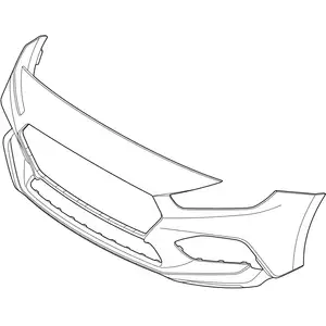 Orig. Hyundai Stossf&auml;nger Verkleidung 86510s0000