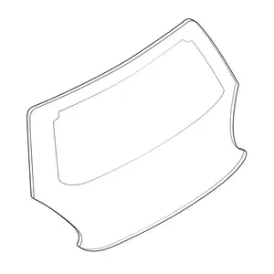 Orig. Toyota Heckscheibe Heizbar/get&ouml;nt 681050h091