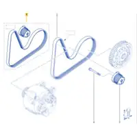 Orig. Renault Hauptriemensatz 117202495r