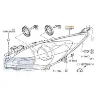 Orig. Mazda Scheinwerfer Xenon Mit Blinker Bbp451031m