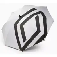 Orig. Renault Golf Regenschirm wei&szlig; mit schwarzer Rhombe 7711948739