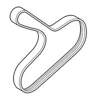 Orig. Renault Hauptriemen 117205678r