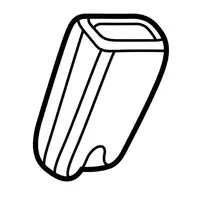 Orig. Renault Sicherheitsgurtschloss Hinten Mitte 888521928r