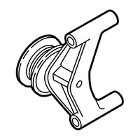 Orig. Renault Spannrolle Hauptriemen 119233947r