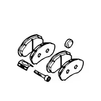 Orig. Fiat Bremsklotzsatz 77364860