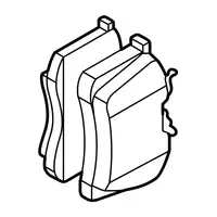 Orig. Mazda Bremsklotzsatz Gdyl2643z