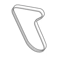 Orig. Hyundai Keilriemen Wasserpumpe 252122ggb0