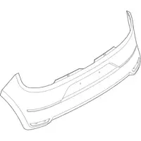 Orig. Renault Stossf&auml;ngerverkleidung 850220450r